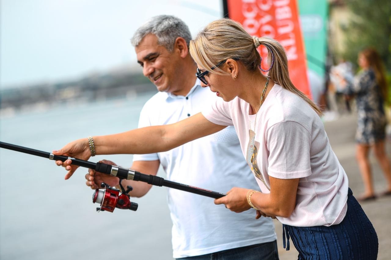 Mingəçevirdə balıq ovu festivalı keçirilib - FOTO/VİDEO